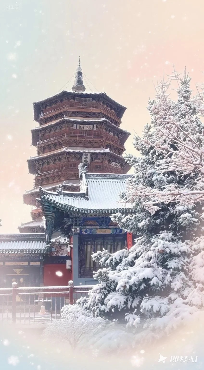 在山西的冬天实景图6