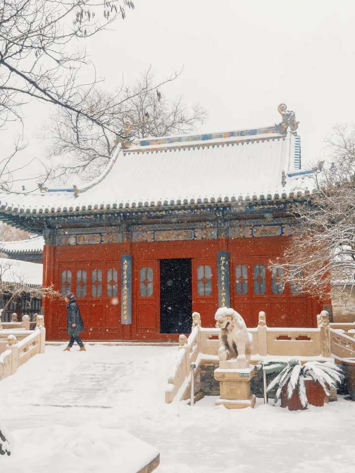 在山西的冬天实景图1