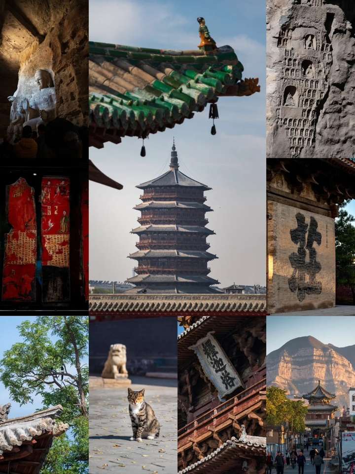 带孩子家庭漫游山西实景图5